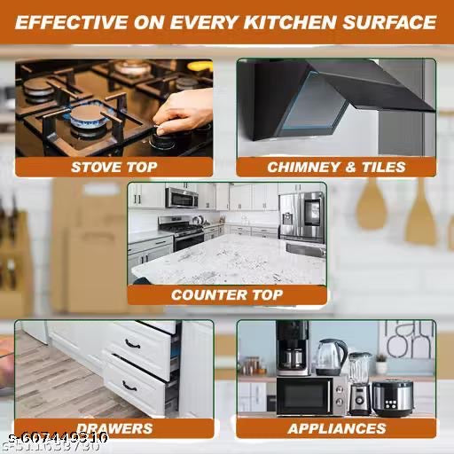 KITCHEN OIL & GREASE STAIN
CLEANING REMOVER SPRAY