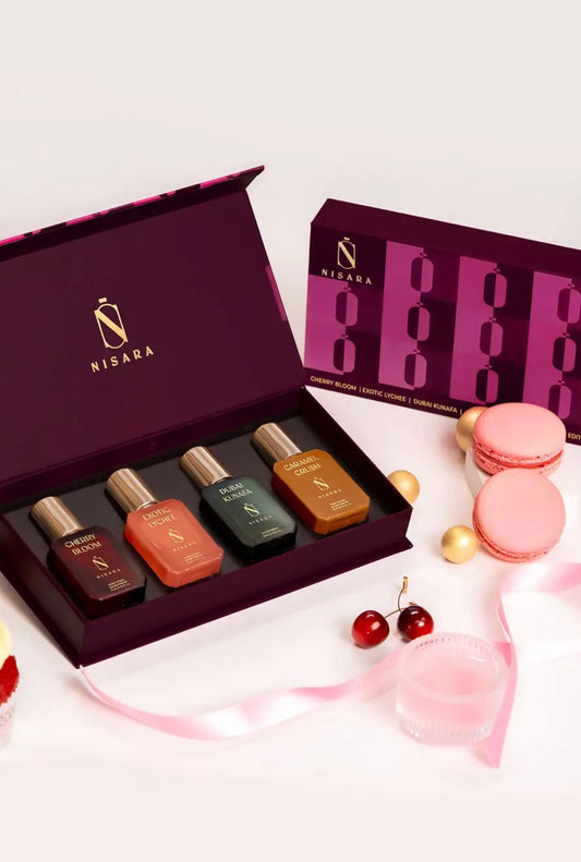NISARA Women 4-Pcs Gourmet Eau De Parfum