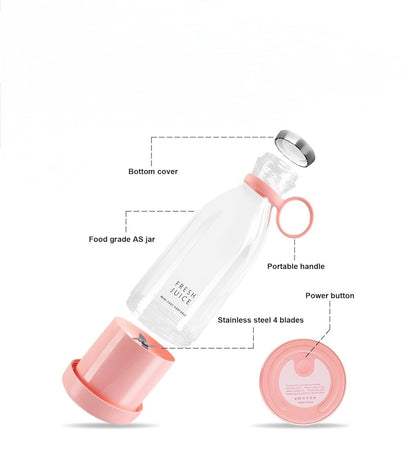 Portable Juice Blender Bottle
