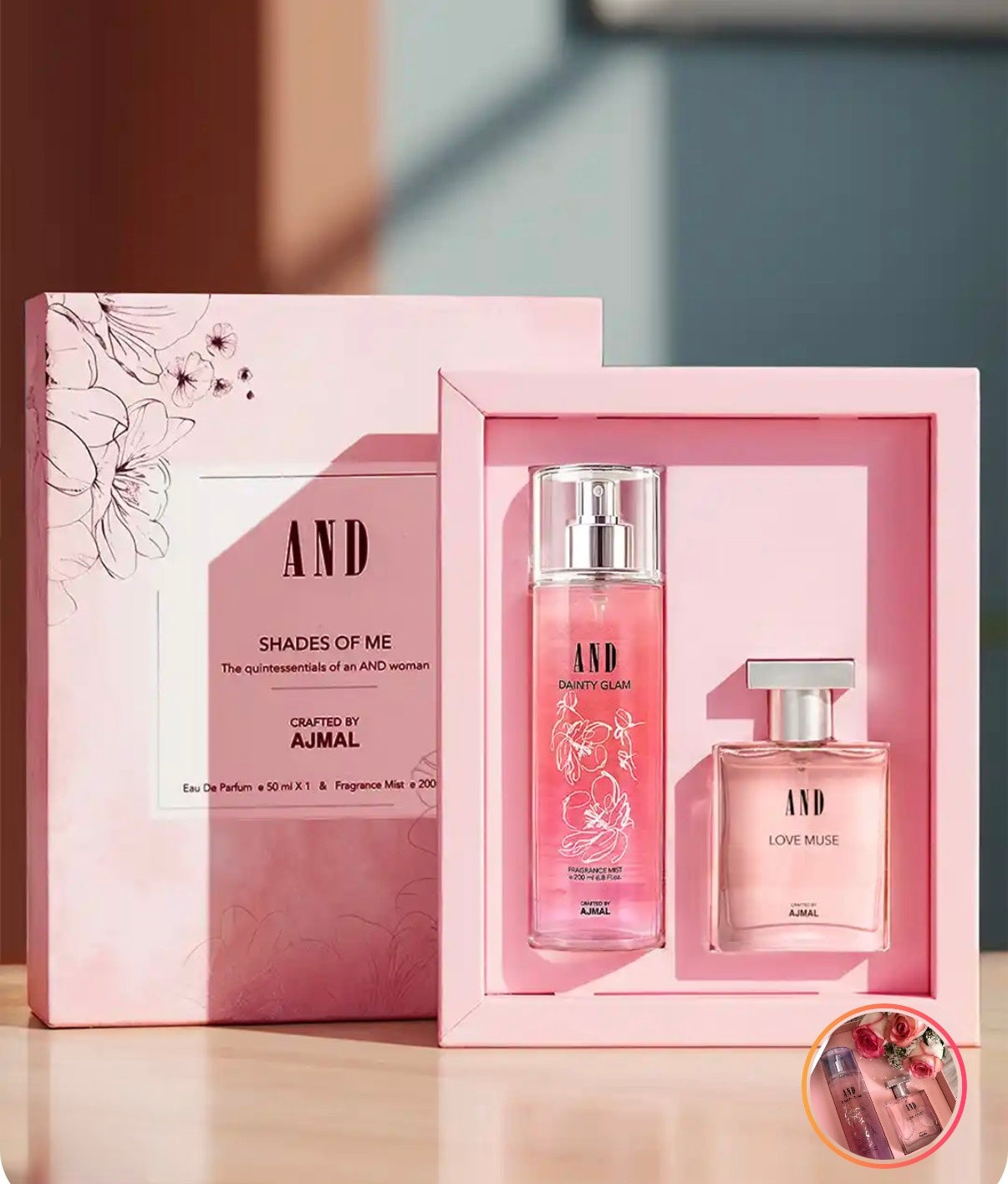 AND Shades of me Jasmine Women
floral Fresh Scent long lasting Perfume