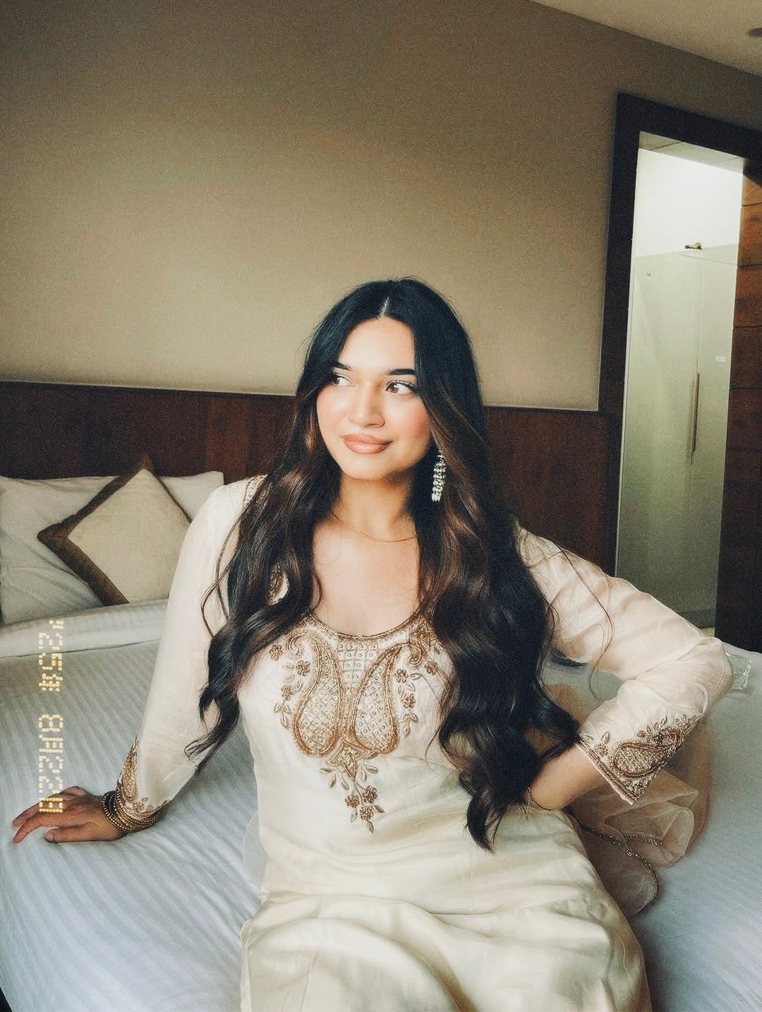 Anarkali-style salwar kameez