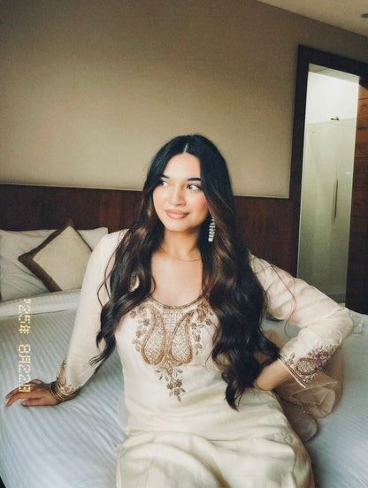 Anarkali-style salwar kameez