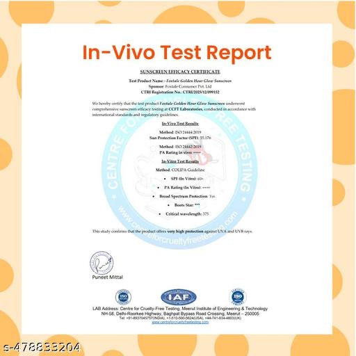 Foxtale Premium Sun Block Sunscreen