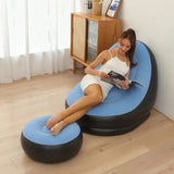 Air Bean Bag with Foot Rest
