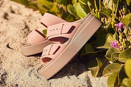 Crocs Brooklyn Buckle Low Wedge sandals