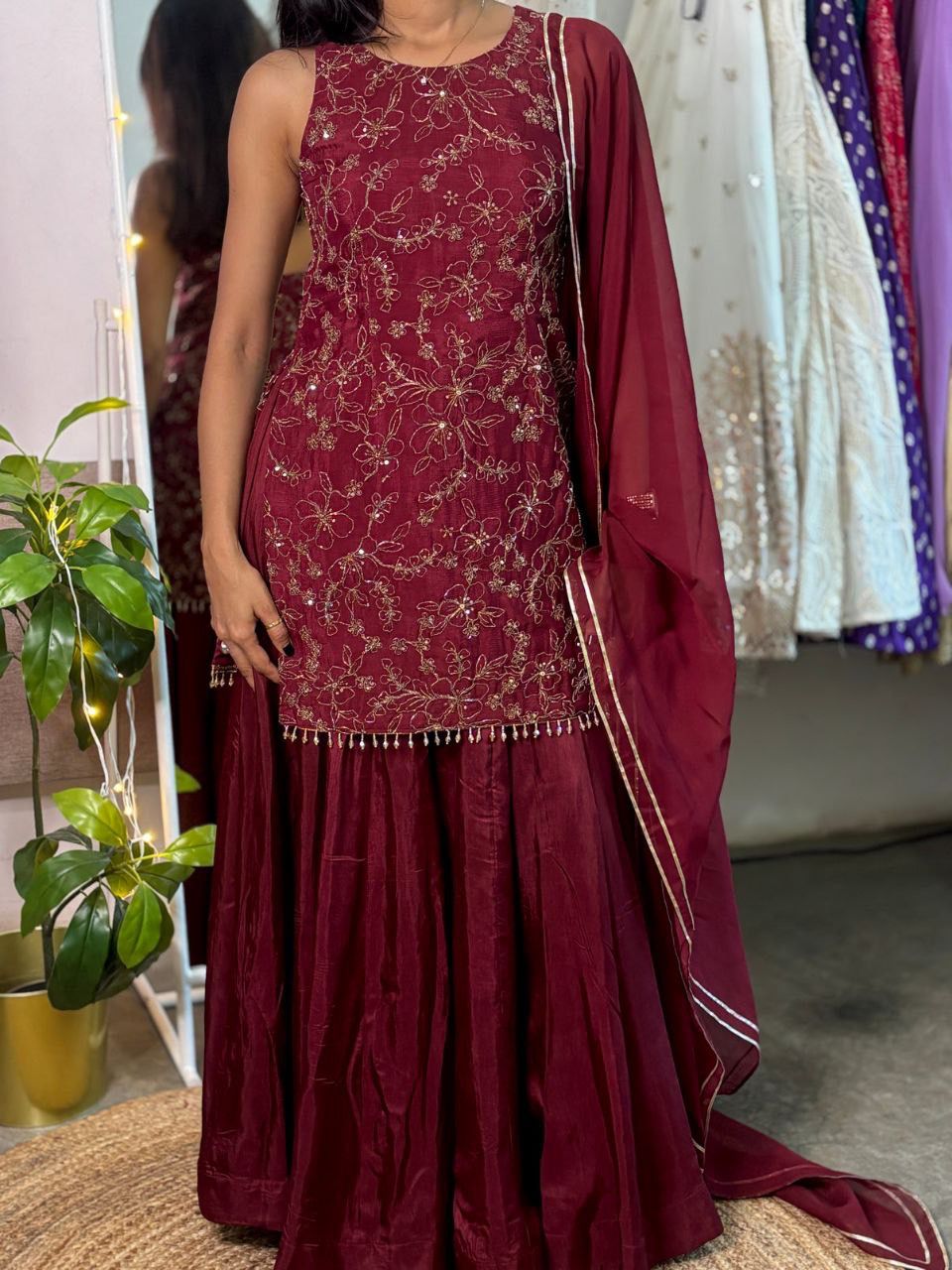 Diya -Sharara suit (three-piece set)