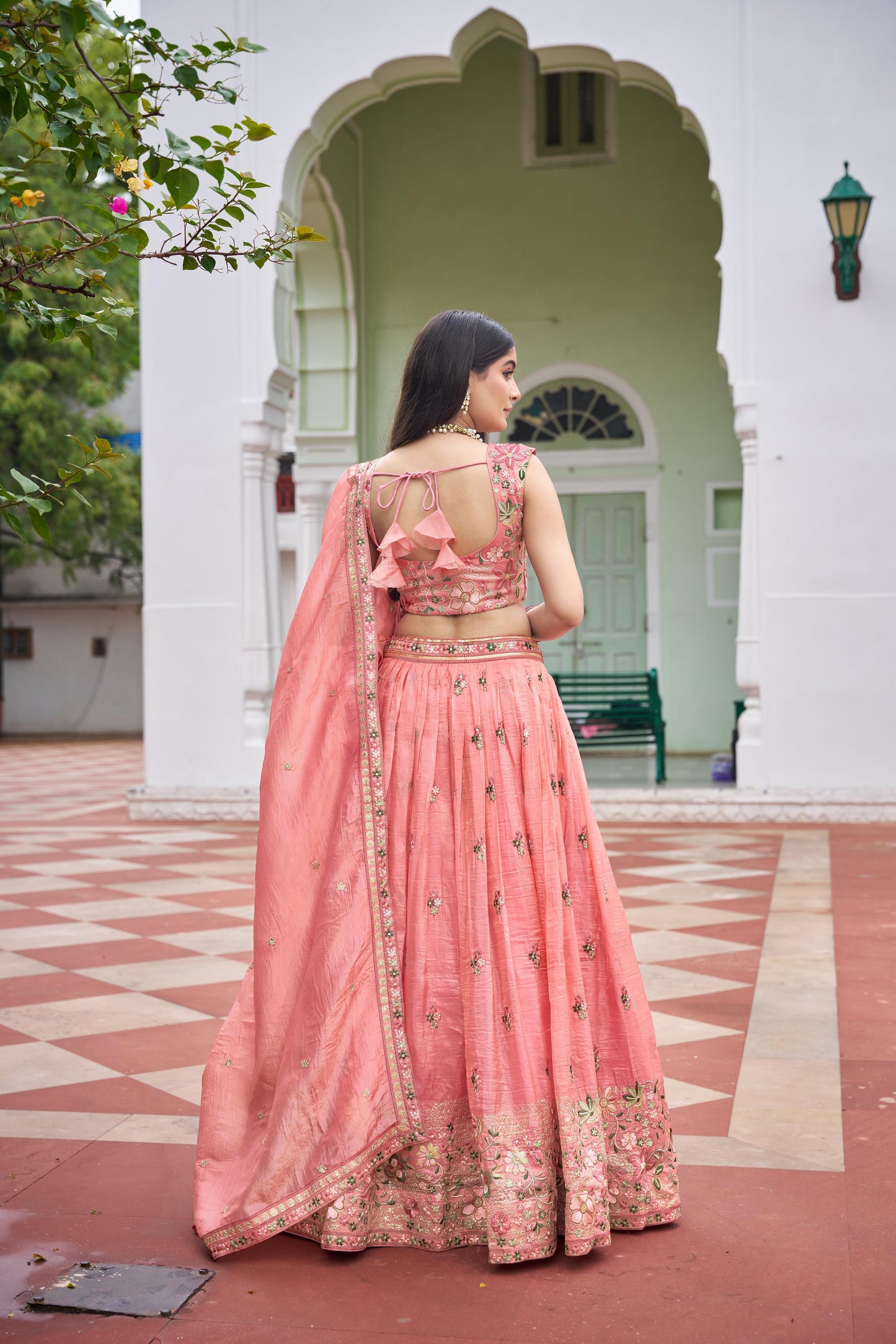Panzora Embroidery Lehenga
