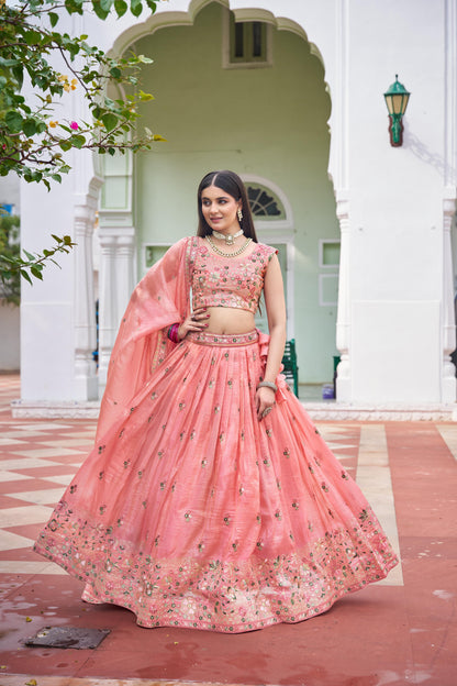 Panzora Embroidery Lehenga