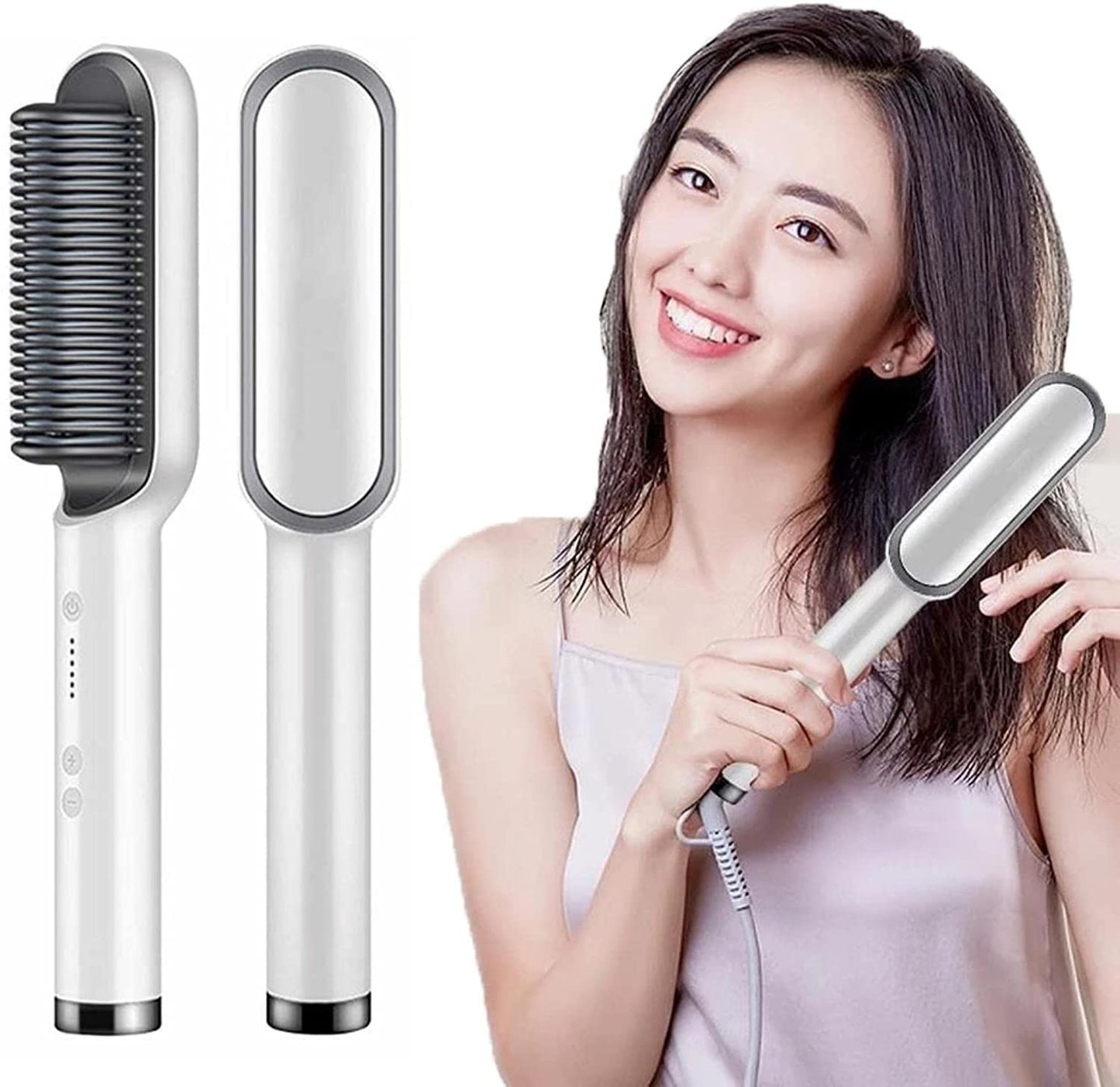 HAIR STRAIGHTNER COMB BRUSH