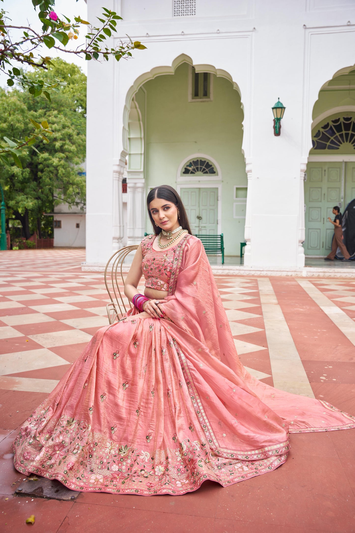 Panzora Embroidery Lehenga