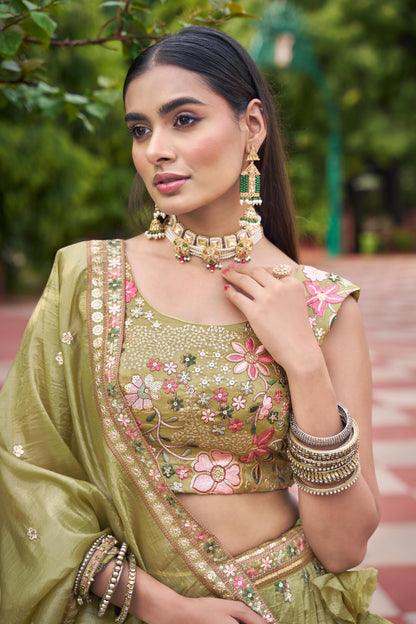 Panzora Embroidery Lehenga
