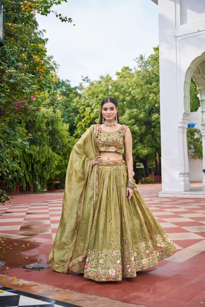 Panzora Embroidery Lehenga