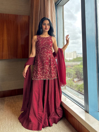 Diya -Sharara suit (three-piece set)