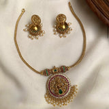 Lakshmi Devi Antique Necklace Set