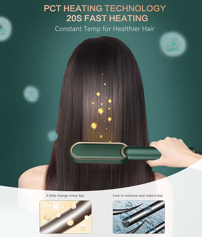 HAIR STRAIGHTNER COMB BRUSH