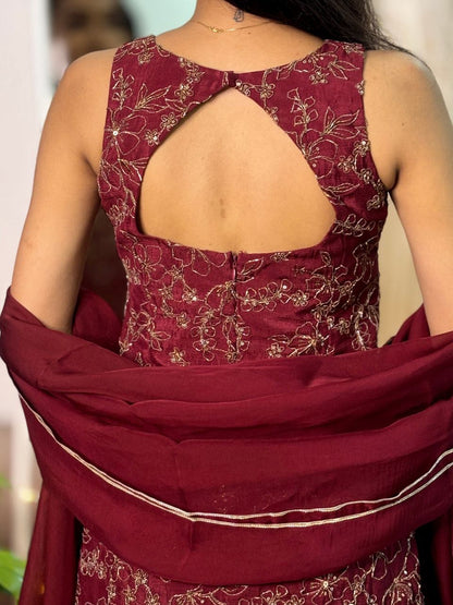 Diya -Sharara suit (three-piece set)