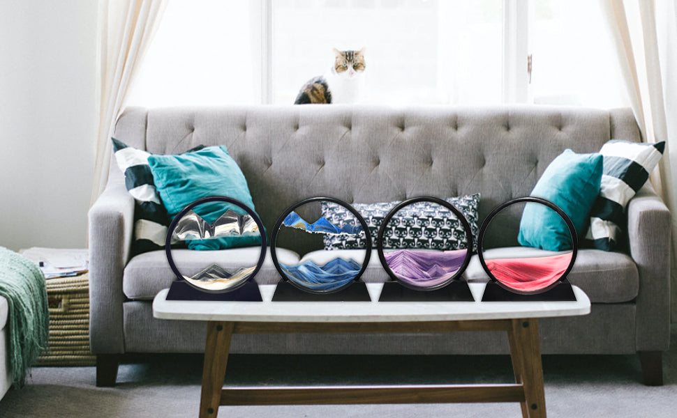 QUICK SAND ART PAINTING (BLUE)