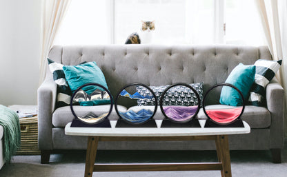 QUICK SAND ART PAINTING (BLUE)