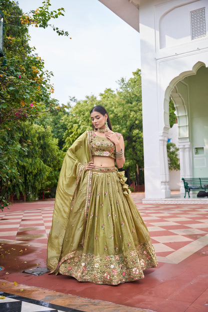Panzora Embroidery Lehenga